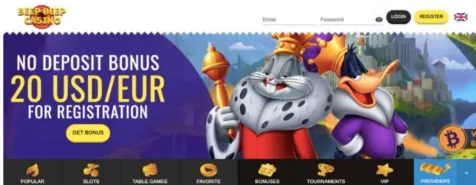 Beep Beep Casino Willkommensbonus und Freispiele